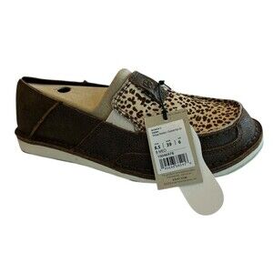 Ariat Slipon Shoes Cruiser NWT Womens SZ 8.5 Bomber Cheetah 1004697